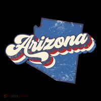 State Of Arizona Retro Logo Sustainable Bucket Hat