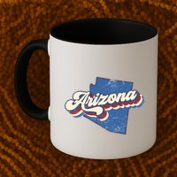 State Of Arizona Retro Logo Mug