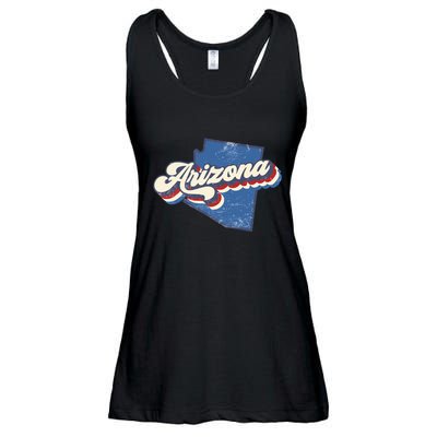 State Of Arizona Retro Logo Ladies Essential Flowy Tank