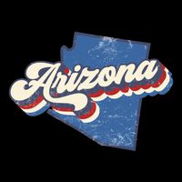 State Of Arizona Retro Logo 16 in Basic Backpack