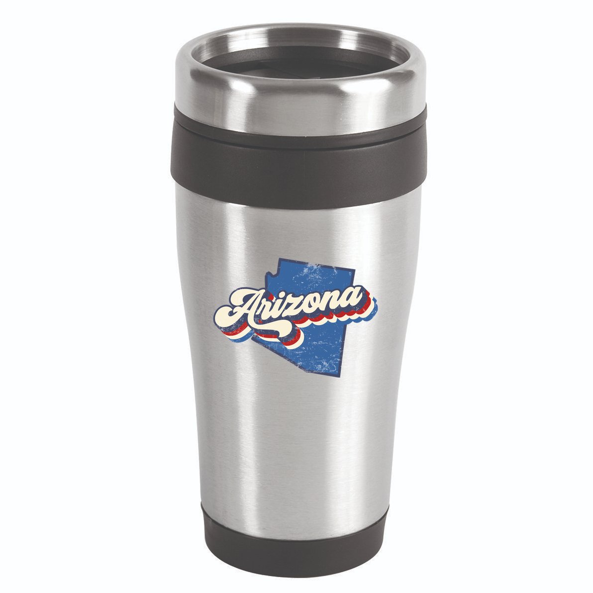 State Of Arizona Retro Logo 16oz Travel Tumbler