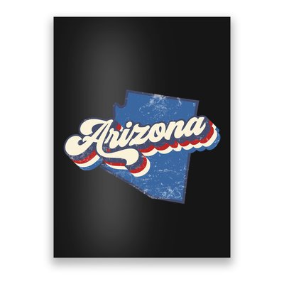 State Of Arizona Retro Logo Poster