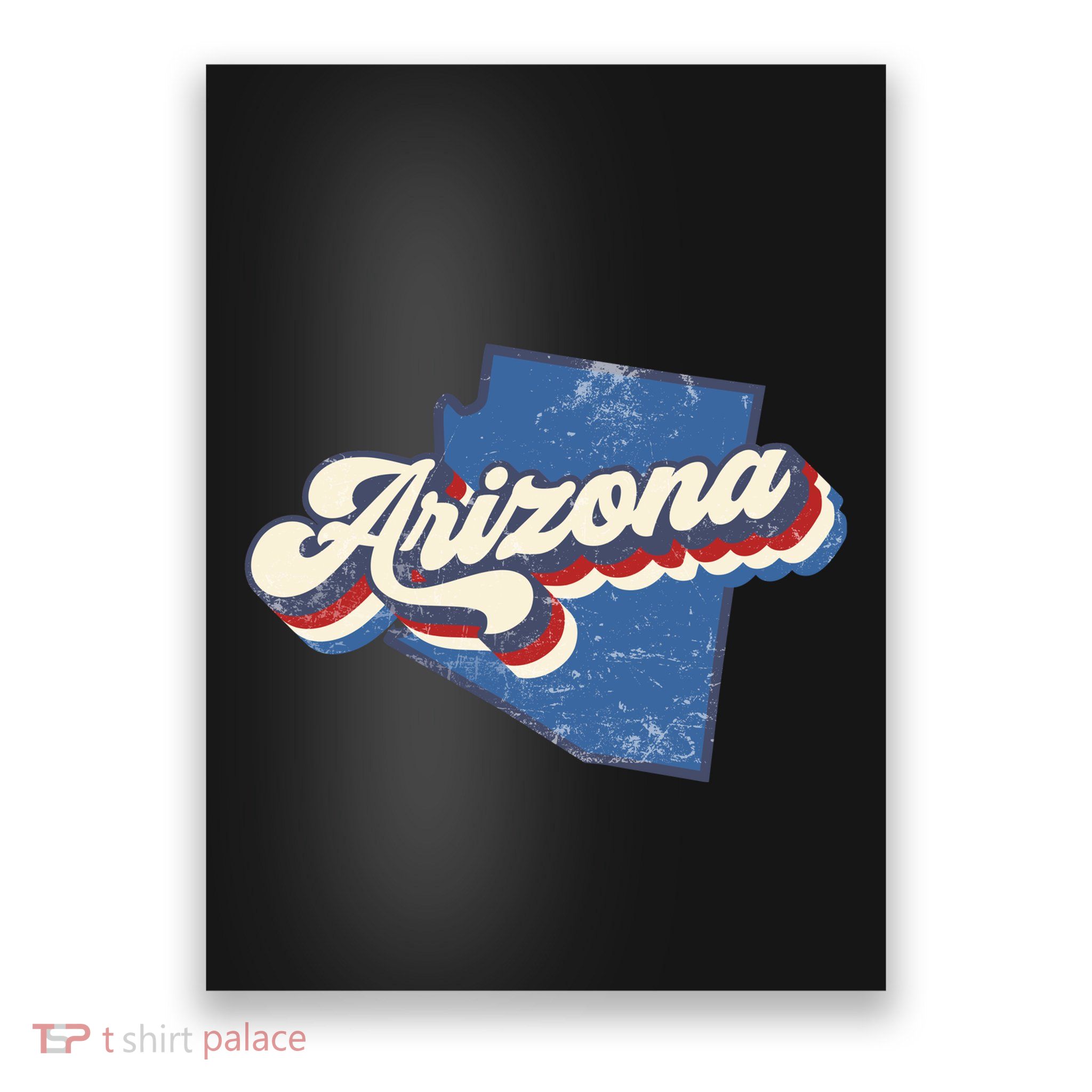 State Of Arizona Retro Logo Poster