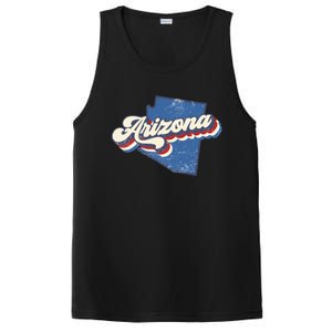 State Of Arizona Retro Logo PosiCharge Competitor Tank