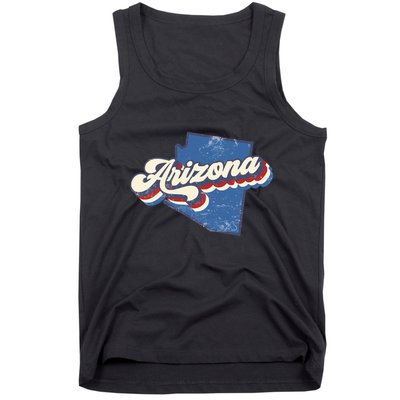 State Of Arizona Retro Logo Tank Top