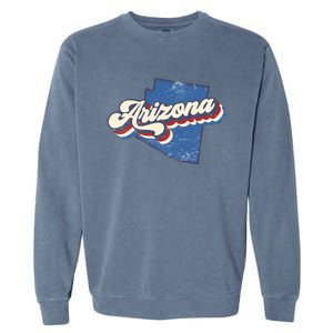 State Of Arizona Retro Logo Garment-Dyed Sweatshirt