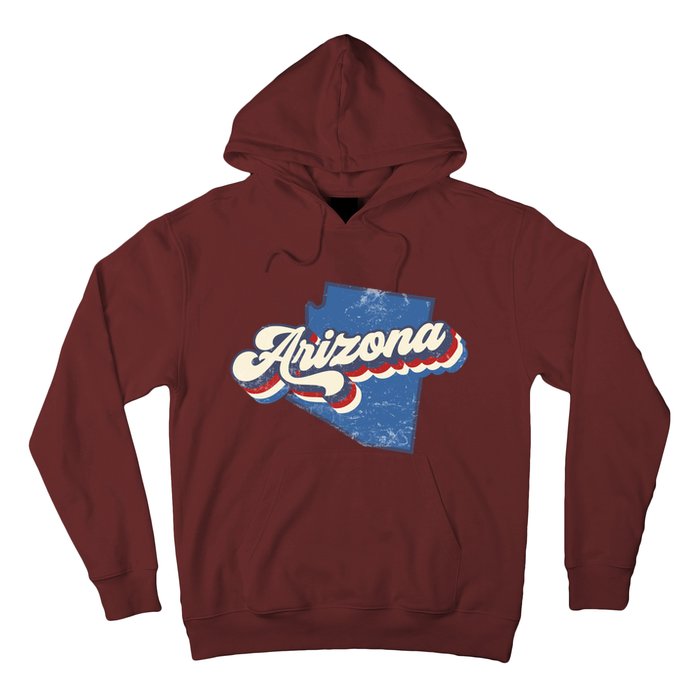 State Of Arizona Retro Logo Hoodie