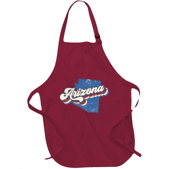 State Of Arizona Retro Logo Apron
