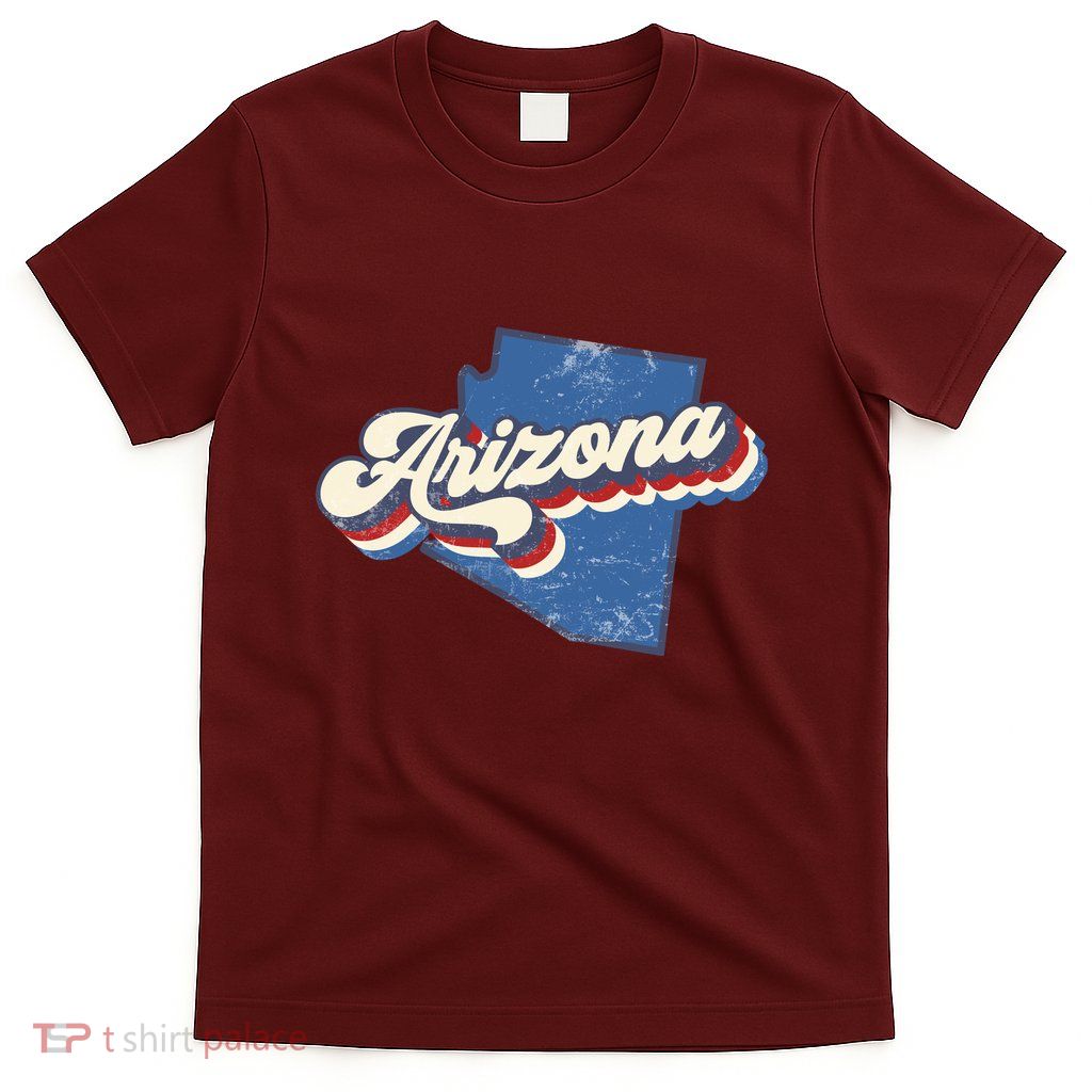 State Of Arizona Retro Logo T-Shirt