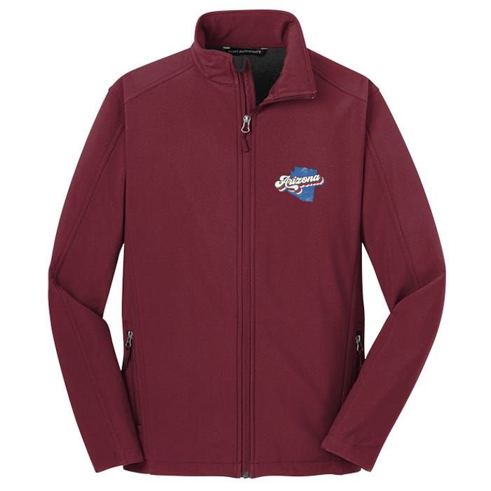 State Of Arizona Retro Logo Core Soft Shell Jacket