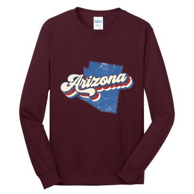 State Of Arizona Retro Logo Tall Long Sleeve T-Shirt