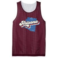 State Of Arizona Retro Logo Mesh Reversible Basketball Jersey Tank