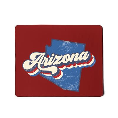 State Of Arizona Retro Logo Mousepad