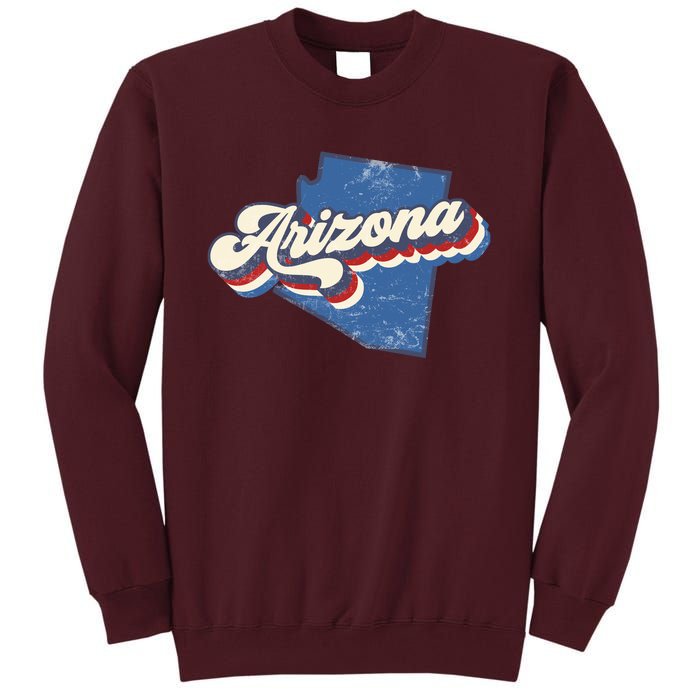 State Of Arizona Retro Logo Tall Sweatshirt