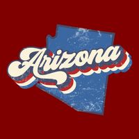 State Of Arizona Retro Logo Visor