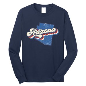 State Of Arizona Retro Logo Long Sleeve Shirt