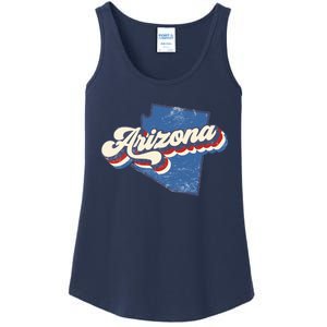 State Of Arizona Retro Logo Ladies Essential Tank