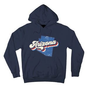 State Of Arizona Retro Logo Tall Hoodie