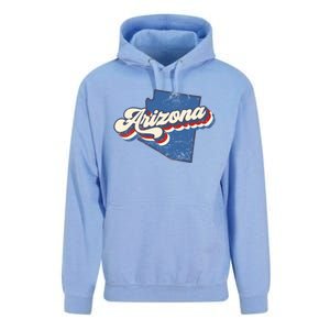 State Of Arizona Retro Logo Unisex Surf Hoodie