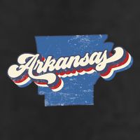 State Of Arkansas Retro Logo Garment-Dyed Heavyweight T-Shirt