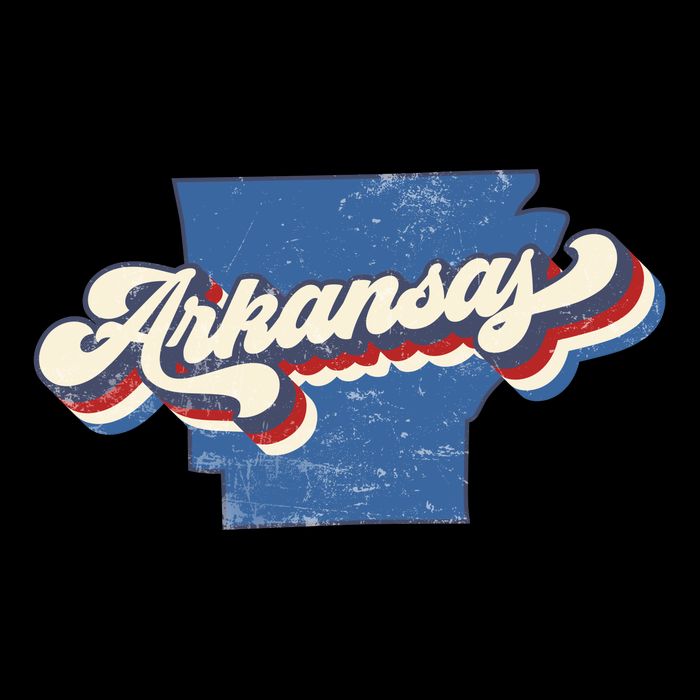 State Of Arkansas Retro Logo Bag