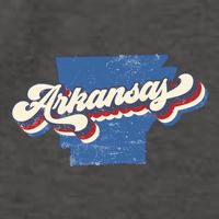 State Of Arkansas Retro Logo Vector Backpack