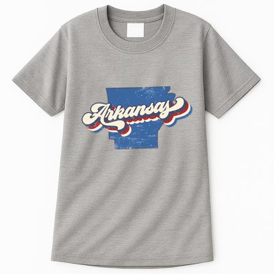 State Of Arkansas Retro Logo Tall T-Shirt