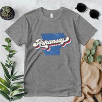 State Of Arkansas Retro Logo Premium T-Shirt