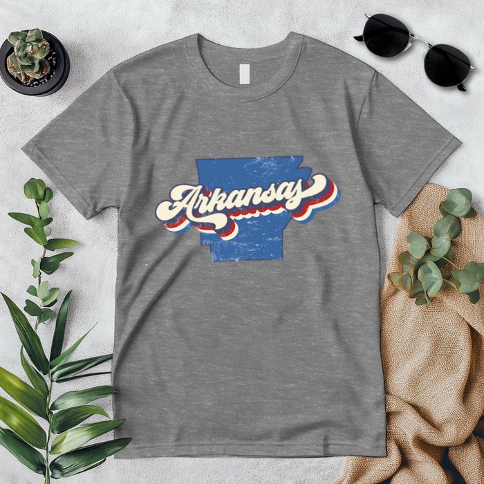 State Of Arkansas Retro Logo Premium T-Shirt