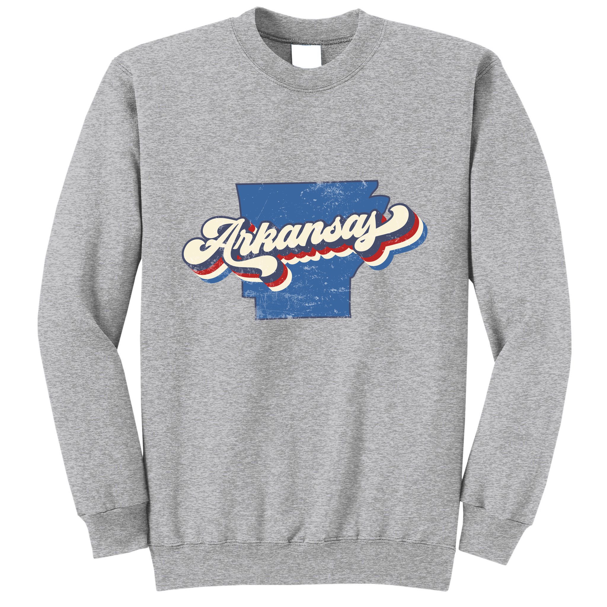 State Of Arkansas Retro Logo Tall Sweatshirt