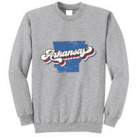 State Of Arkansas Retro Logo Tall Sweatshirt