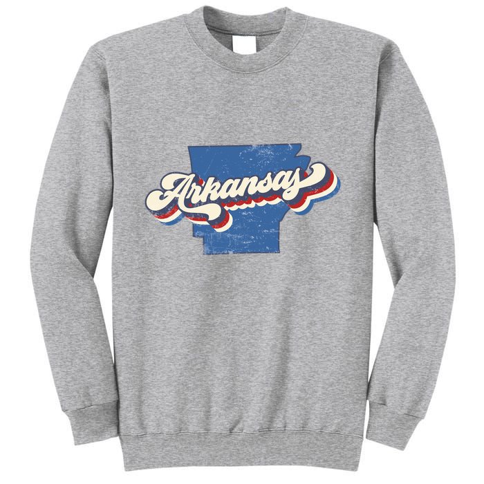 State Of Arkansas Retro Logo Tall Sweatshirt