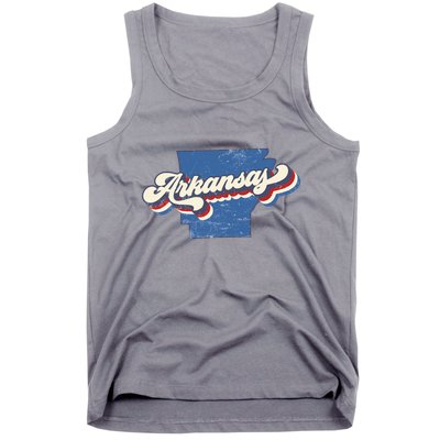 State Of Arkansas Retro Logo Tank Top