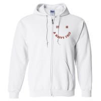 Sit On A Happy Face Funny Full Zip Hoodie