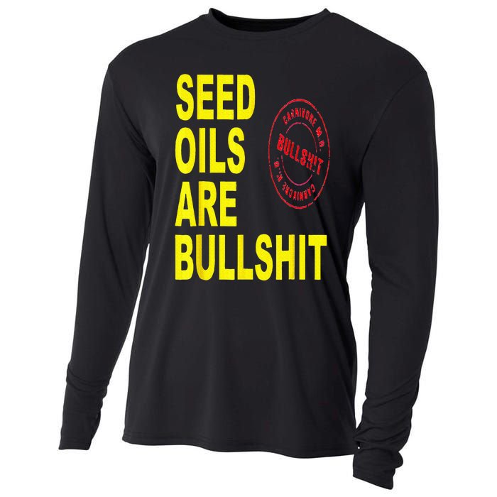 Seed Oils Are Bullshit Oils Unhealthy Foods Cooling Performance Long Sleeve Crew