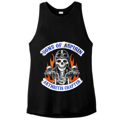 Sons Of Aspirin Arthritis Chapter For Funny Biker Ladies PosiCharge Tri-Blend Wicking Tank