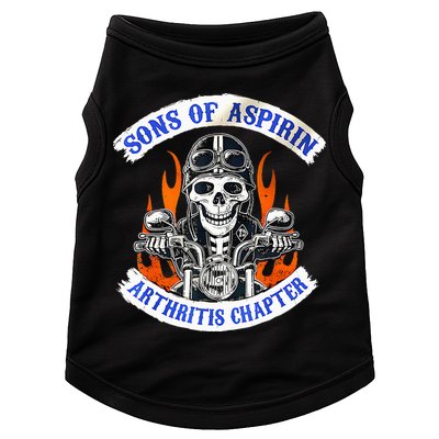 Sons Of Aspirin Arthritis Chapter For Funny Biker Doggie Tank