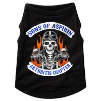 Sons Of Aspirin Arthritis Chapter For Funny Biker Doggie Tank
