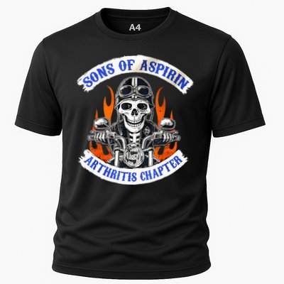 Sons Of Aspirin Arthritis Chapter For Funny Biker Performance Shirt