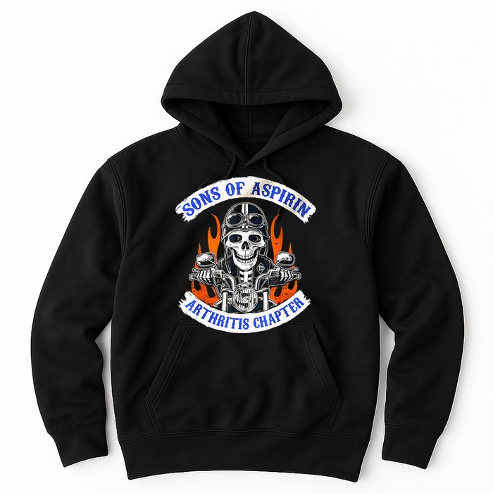 Sons Of Aspirin Arthritis Chapter For Funny Biker Hoodie