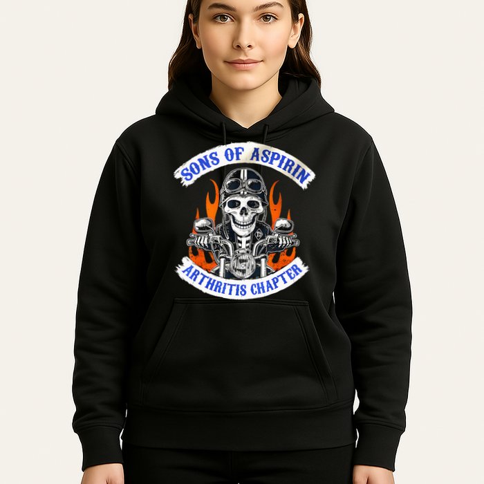 Sons Of Aspirin Arthritis Chapter For Funny Biker Hoodie