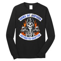 Sons Of Aspirin Arthritis Chapter For Funny Biker Long Sleeve Shirt