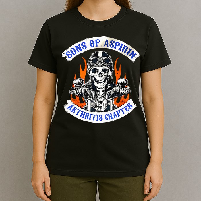 Sons Of Aspirin Arthritis Chapter For Funny Biker T-Shirt