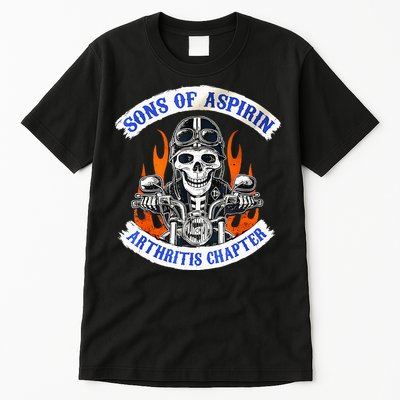 Sons Of Aspirin Arthritis Chapter For Funny Biker Tall T-Shirt
