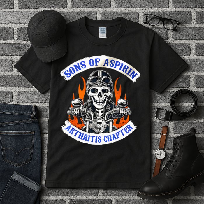 Sons Of Aspirin Arthritis Chapter For Funny Biker Tall T-Shirt