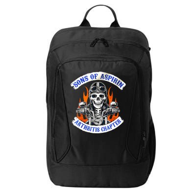 Sons Of Aspirin Arthritis Chapter For Funny Biker City Backpack