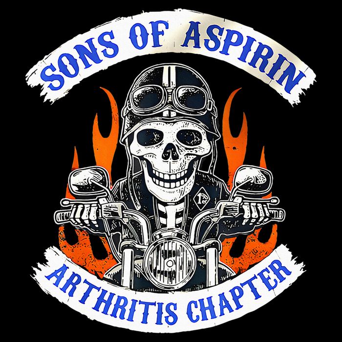 Sons Of Aspirin Arthritis Chapter For Funny Biker 7-Panel Snapback Hat