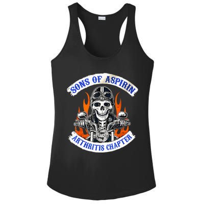 Sons Of Aspirin Arthritis Chapter For Funny Biker Ladies PosiCharge Competitor Racerback Tank