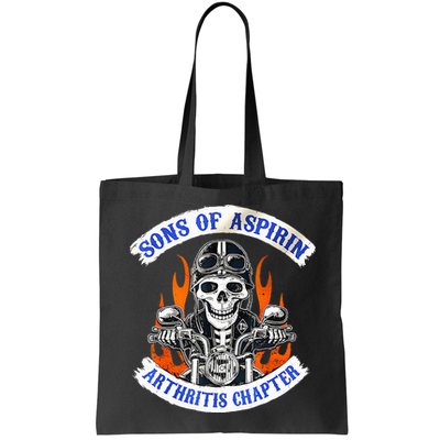 Sons Of Aspirin Arthritis Chapter For Funny Biker Bag