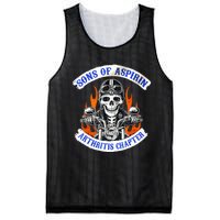 Sons Of Aspirin Arthritis Chapter For Funny Biker Mesh Reversible Basketball Jersey Tank